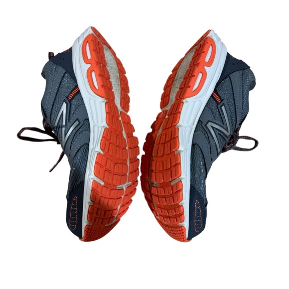 New Balance 430 V1 Running Shoes Gray and Orange Size 8.5 - Picture 5 of 7